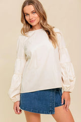 WAVERLY MILLS WOVEN TOP - Flying Tomato - Flyclothing LLC