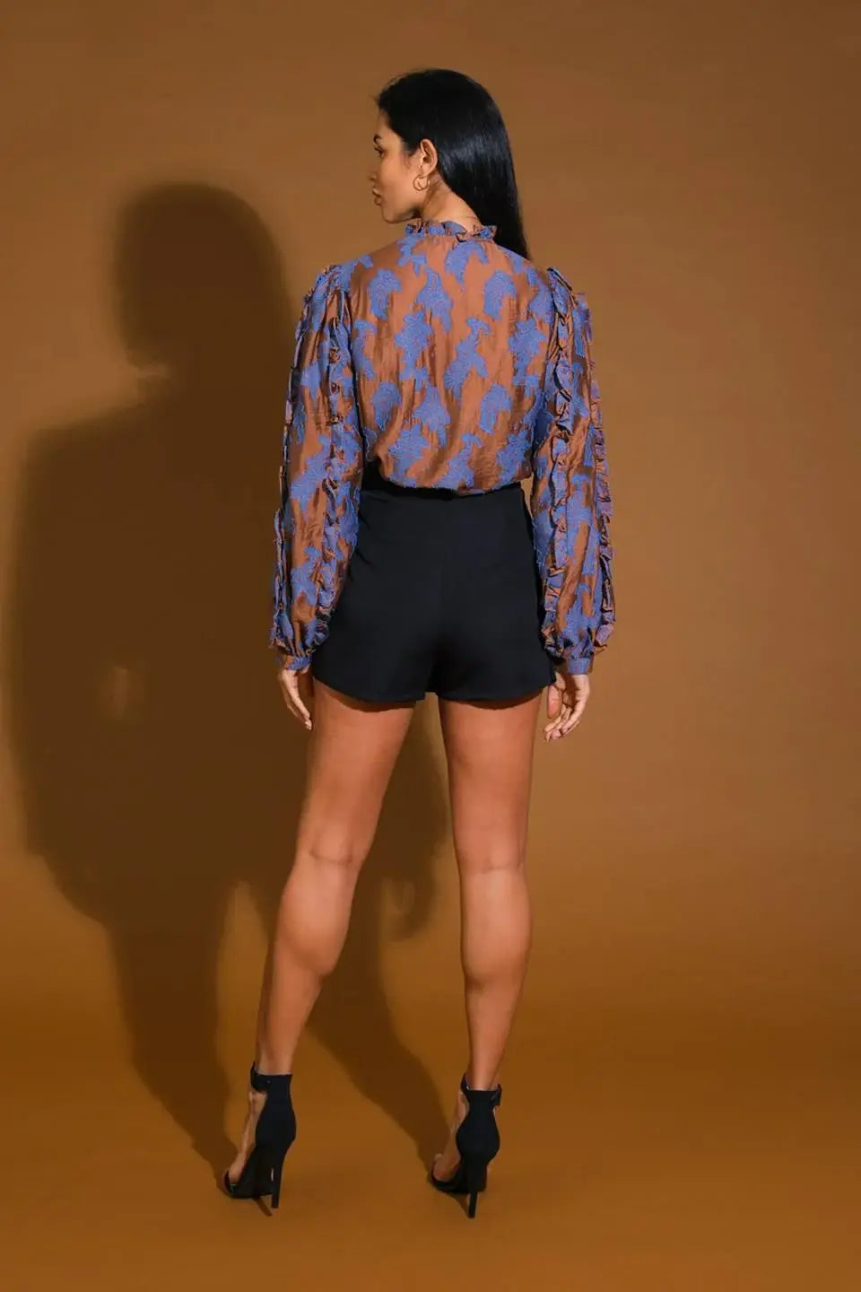 TRUE TO ME JACQUARD WOVEN TOP - Flying Tomato - Flyclothing LLC