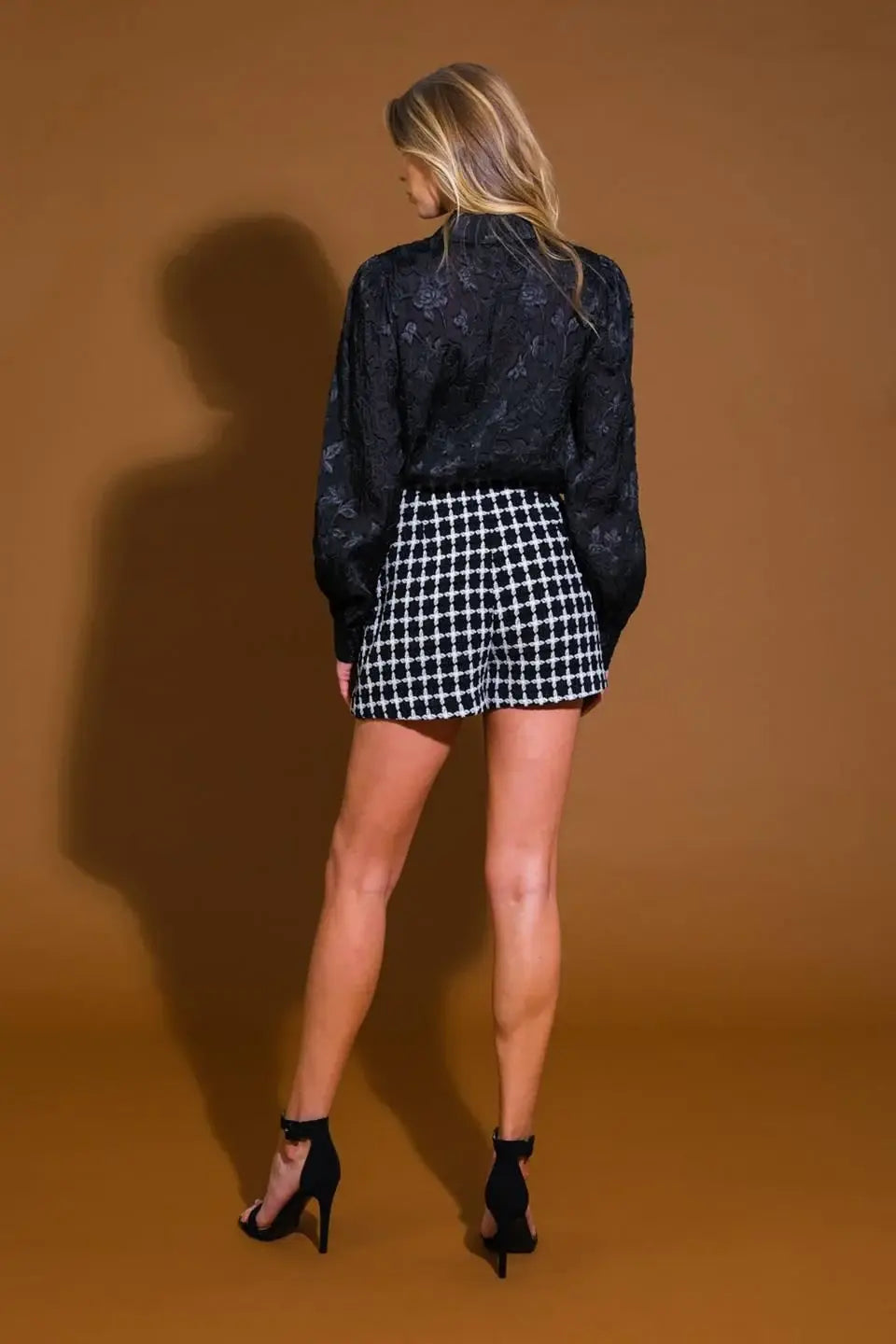 INCREDIBLE LOVE JACQUARD WOVEN TOP - Flying Tomato - Flyclothing LLC