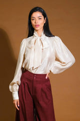 STUNNING ASPECT WOVEN TOP - Flying Tomato - Flyclothing LLC