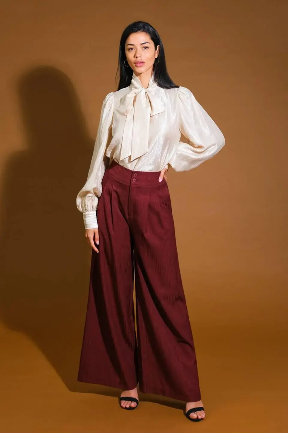 STUNNING ASPECT WOVEN TOP - Flying Tomato - Flyclothing LLC