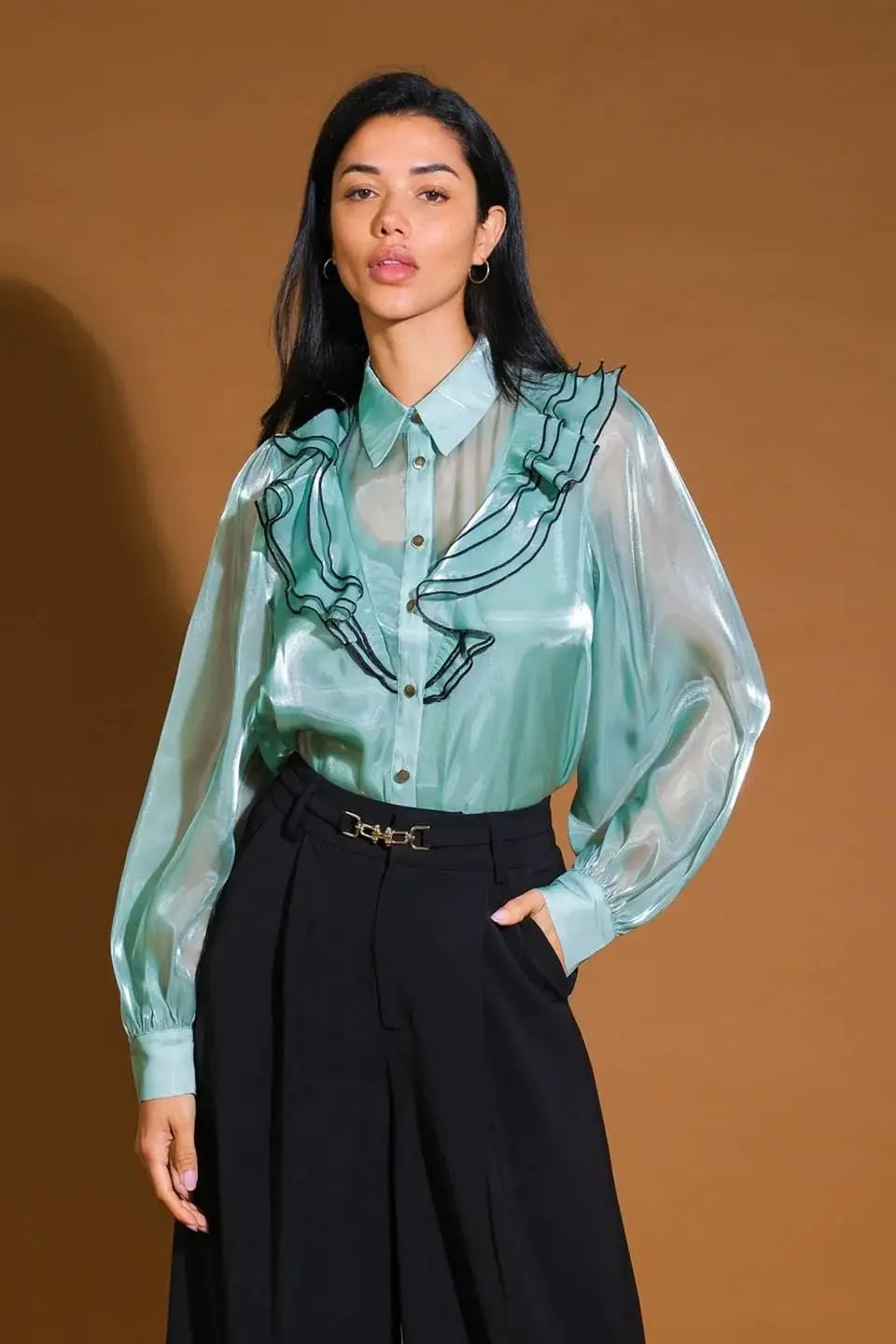 ON A DAY WOVEN TOP - Flying Tomato - Flyclothing LLC