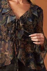 SECRET GARDEN WOVEN TOP - Flying Tomato - Flyclothing LLC