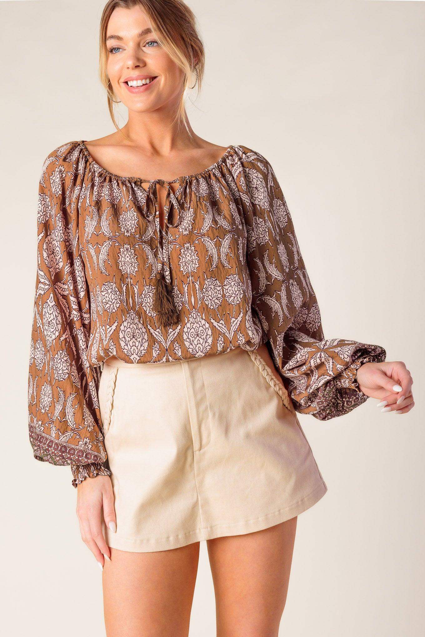 BE ALRIGHT WOVEN TOP - Flying Tomato - Flyclothing LLC