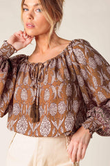 BE ALRIGHT WOVEN TOP - Flying Tomato - Flyclothing LLC