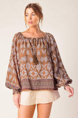BE ALRIGHT WOVEN TOP - Flying Tomato - Flyclothing LLC