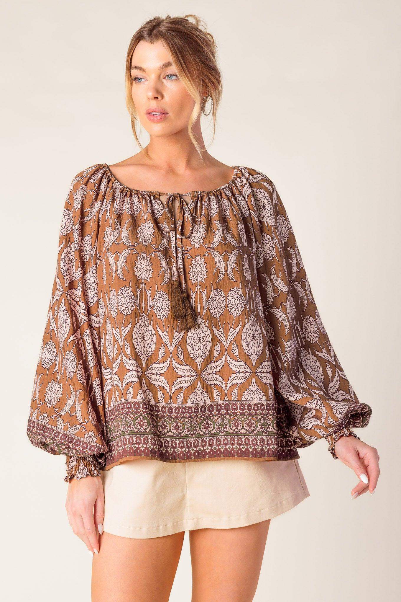 BE ALRIGHT WOVEN TOP - Flying Tomato - Flyclothing LLC