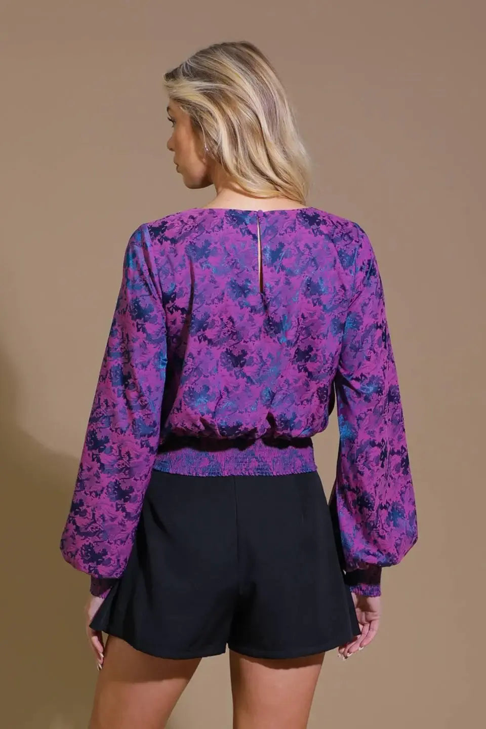 BEST PRESENCE JACQUARD WOVEN TOP - Flying Tomato - Flyclothing LLC
