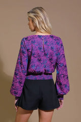 BEST PRESENCE JACQUARD WOVEN TOP - Flying Tomato - Flyclothing LLC