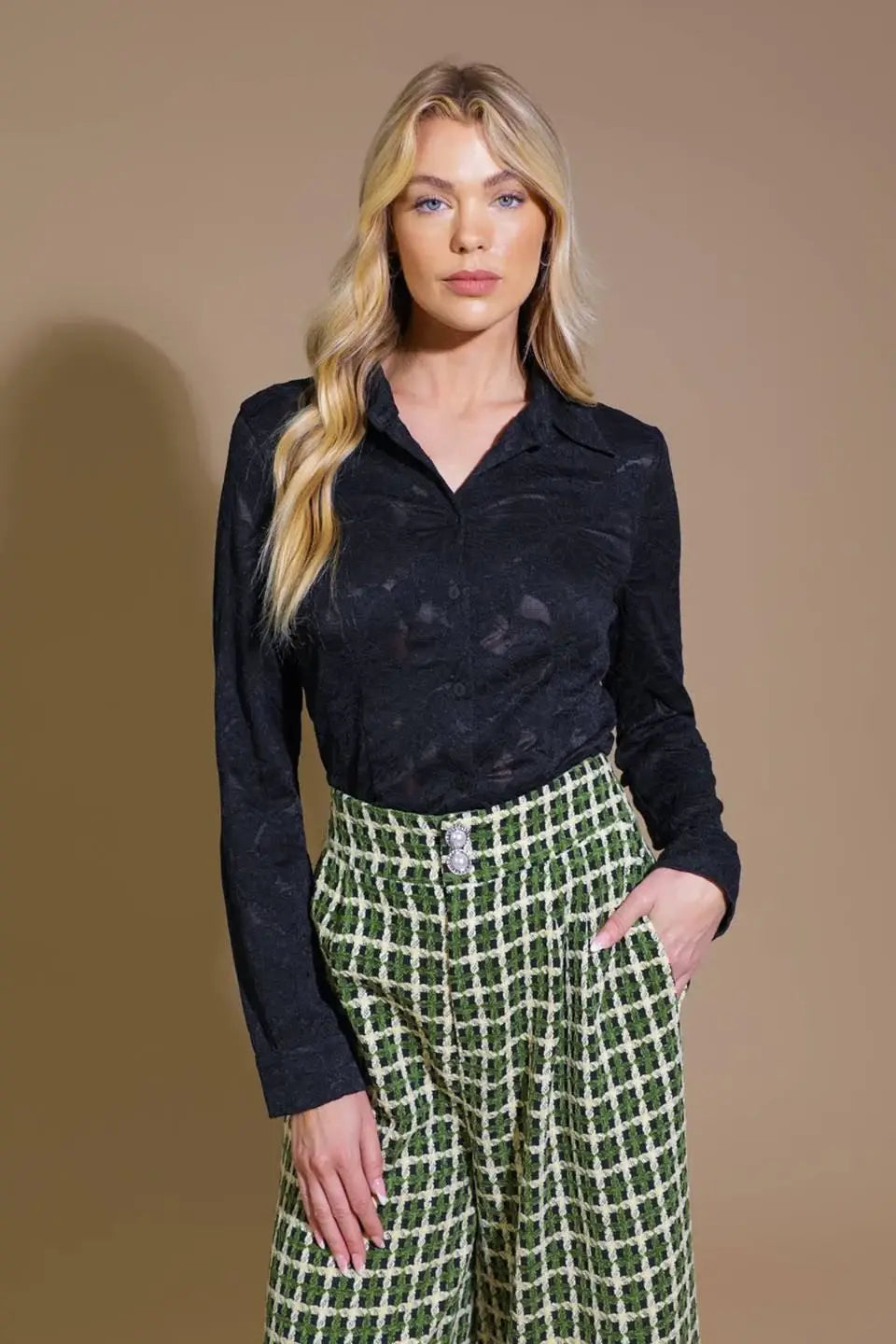 LOVELY PERSPECTIVE LACE TOP - Flying Tomato - Flyclothing LLC