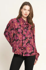 BEAUTIFUL EVENINGS WOVEN BLOUSE - Flying Tomato - Flyclothing LLC