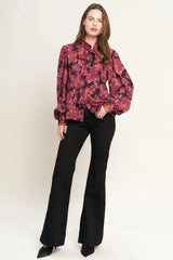 BEAUTIFUL EVENINGS WOVEN BLOUSE - Flying Tomato - Flyclothing LLC