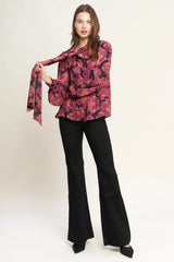 BEAUTIFUL EVENINGS WOVEN BLOUSE - Flying Tomato - Flyclothing LLC
