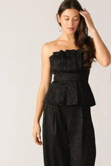 ELEGANT ESSENCE WOVEN TOP - Flying Tomato - Flyclothing LLC