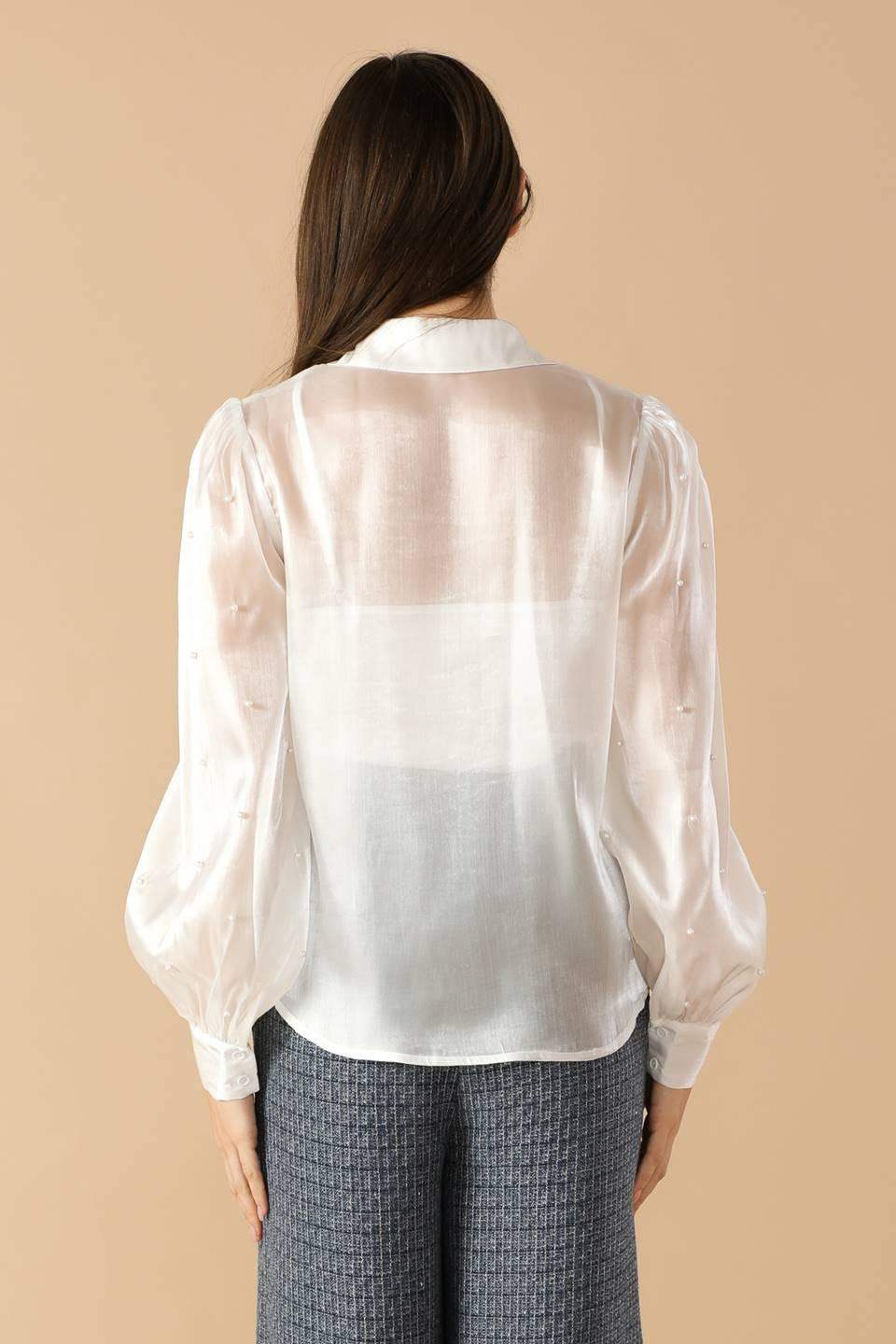 GIRL ON THE GO ORGANZA TOP - Flying Tomato - Flyclothing LLC