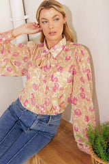 AGAINST THE ODDS WOVEN TOP - Flying Tomato - Flyclothing LLC