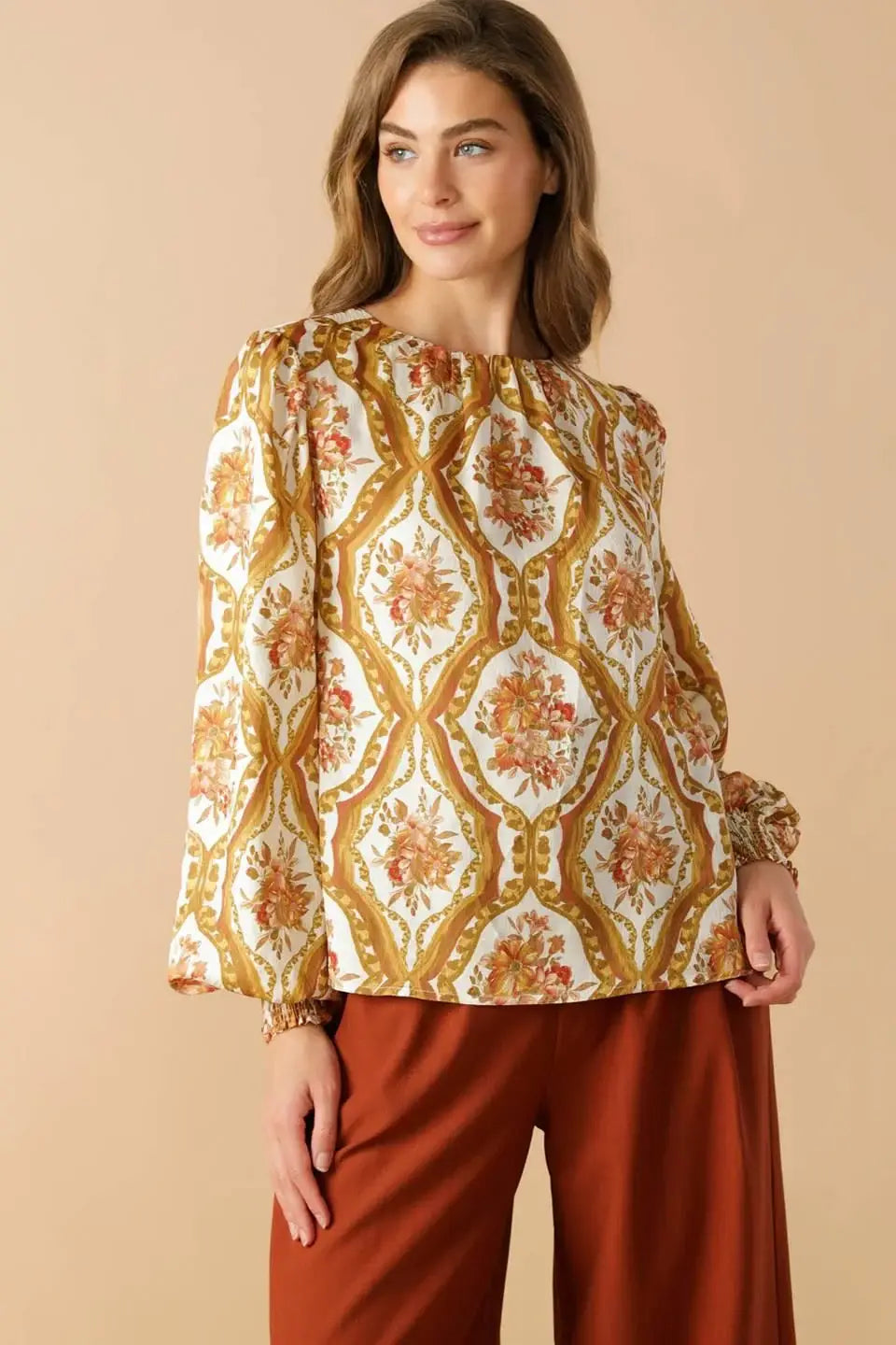 BE BETTER IVORY WOVEN TOP - Flying Tomato - Flyclothing LLC