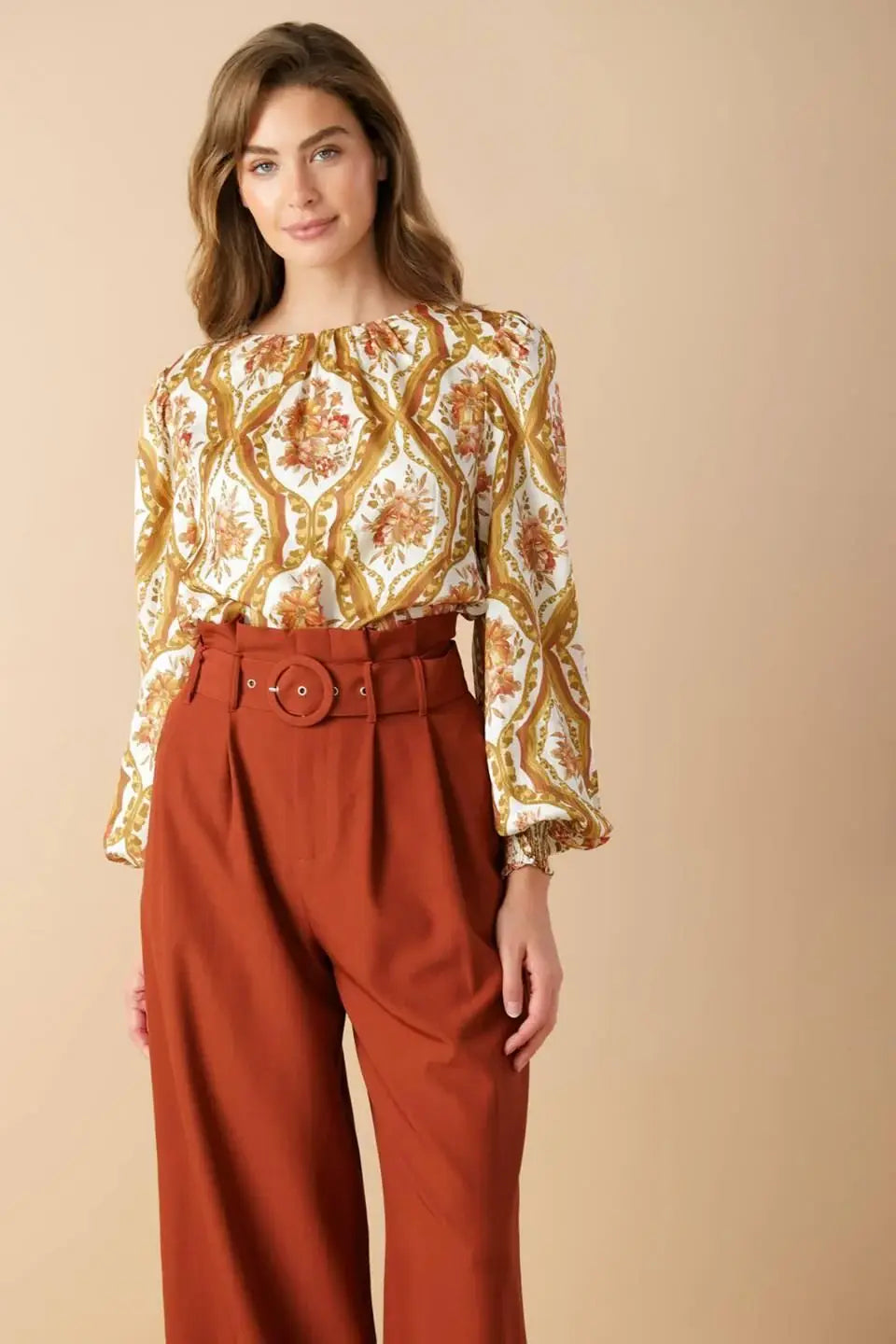BE BETTER IVORY WOVEN TOP - Flying Tomato - Flyclothing LLC
