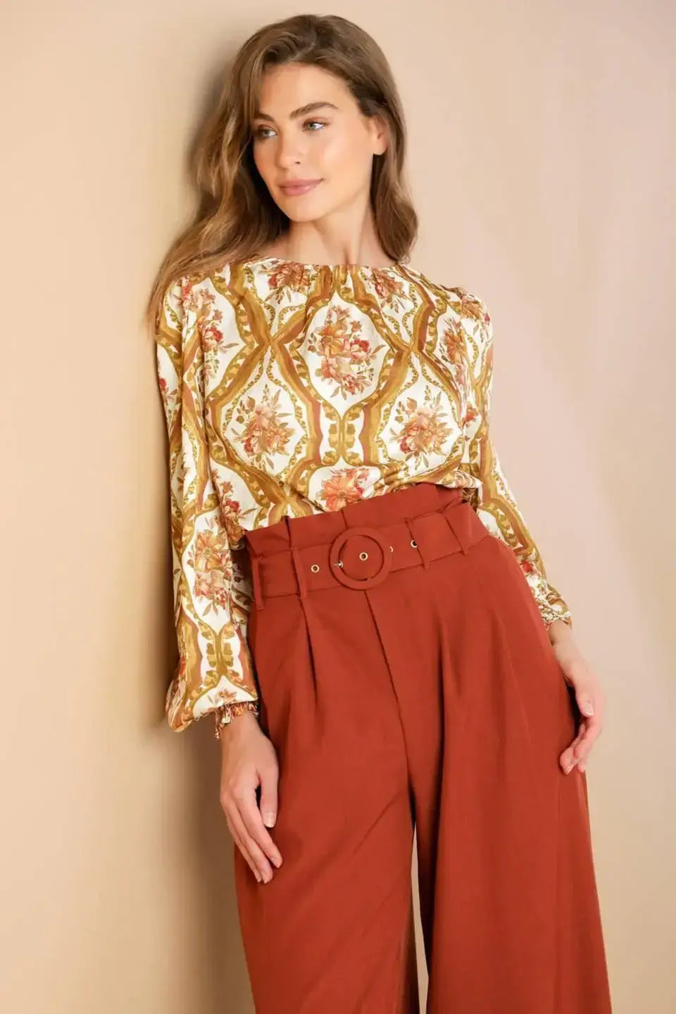 BE BETTER IVORY WOVEN TOP - Flying Tomato - Flyclothing LLC