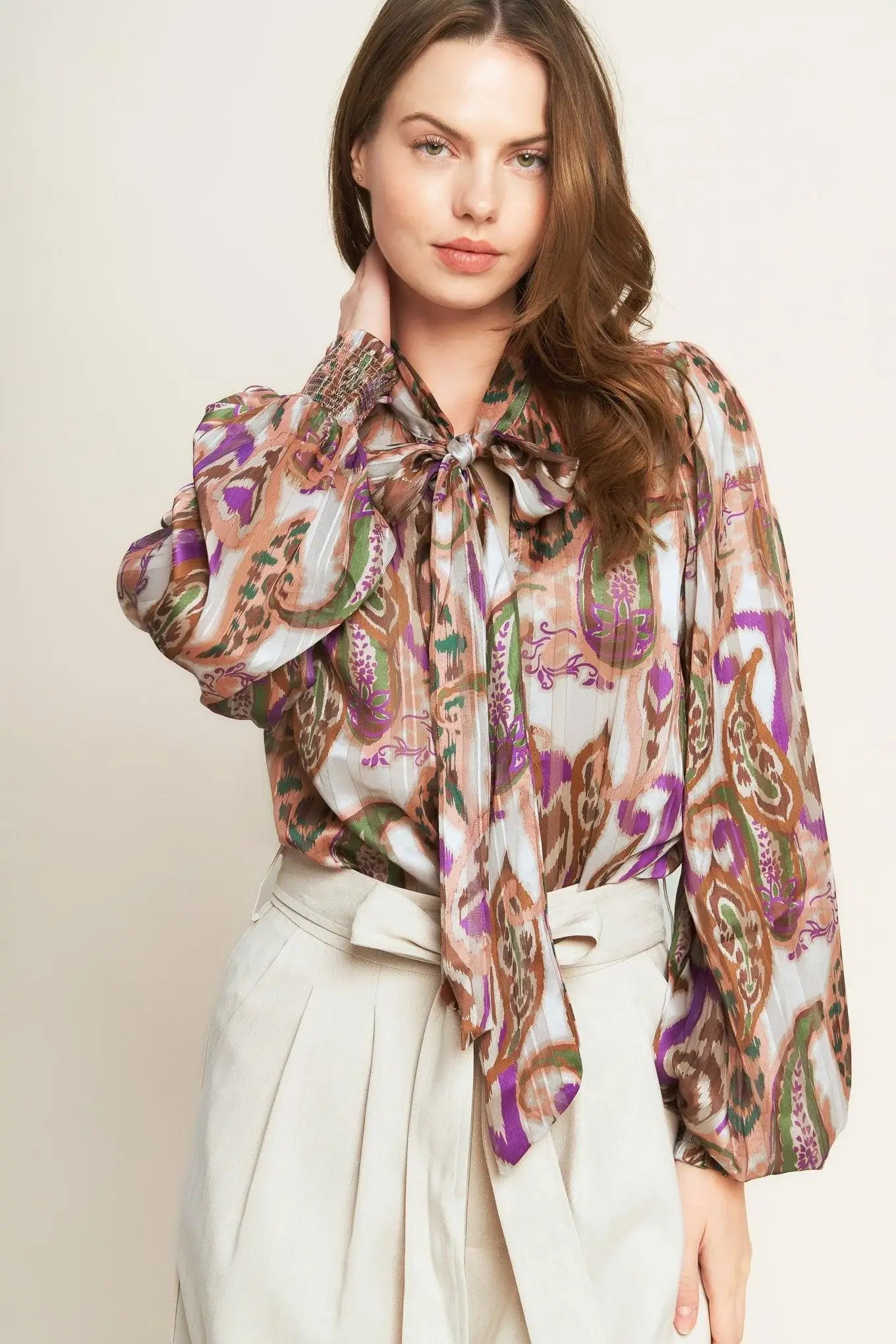 TRY AND TRY AGAIN WOVEN TOP - Flying Tomato - Flyclothing LLC