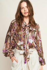 TRY AND TRY AGAIN WOVEN TOP - Flying Tomato - Flyclothing LLC