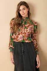 BREWED BLISS WOVEN TOP - Flying Tomato - Flyclothing LLC