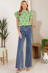 WANT YOU AROUND WOVEN TOP - Flying Tomato - Flyclothing LLC
