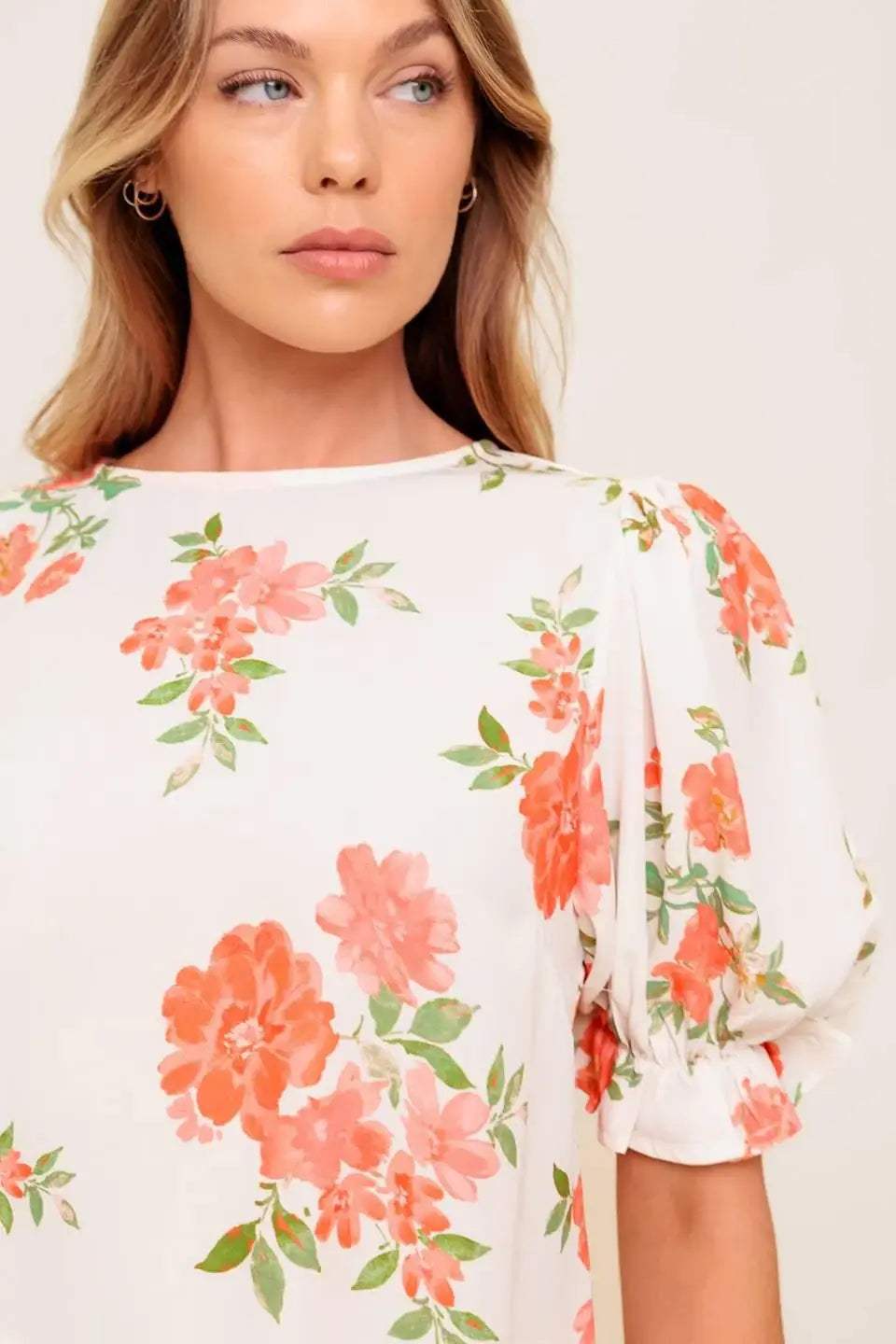 LOVELY DAYS IVORY WOVEN TOP - Flying Tomato - Flyclothing LLC