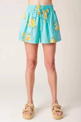 TREASURED TIMES WOVEN TOP AND SHORT SET - Flying Tomato - Flyclothing LLC