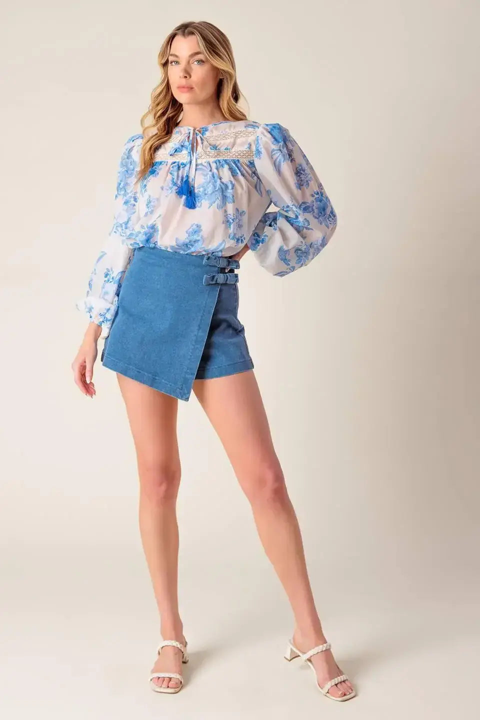 LAGOON DAYDREAMS WOVEN TOP - Flying Tomato - Flyclothing LLC