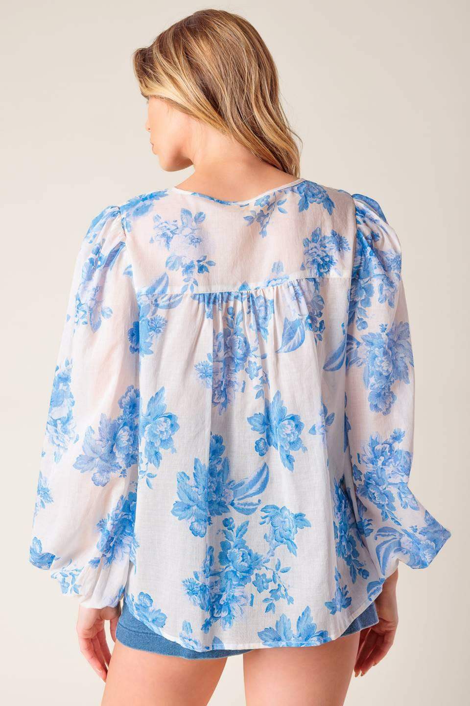 LAGOON DAYDREAMS WOVEN TOP - Flying Tomato - Flyclothing LLC