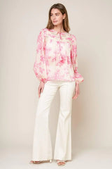 LAGOON DAYDREAMS WOVEN TOP - Flying Tomato - Flyclothing LLC