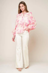 LAGOON DAYDREAMS WOVEN TOP - Flying Tomato - Flyclothing LLC
