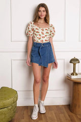 TRULY YOURS WOVEN TOP - Flying Tomato - Flyclothing LLC
