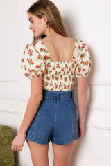 TRULY YOURS WOVEN TOP - Flying Tomato - Flyclothing LLC