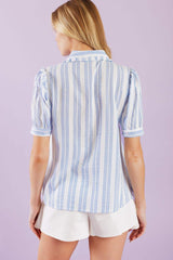 LOVE LETTERS WOVEN TOP - Flying Tomato - Flyclothing LLC