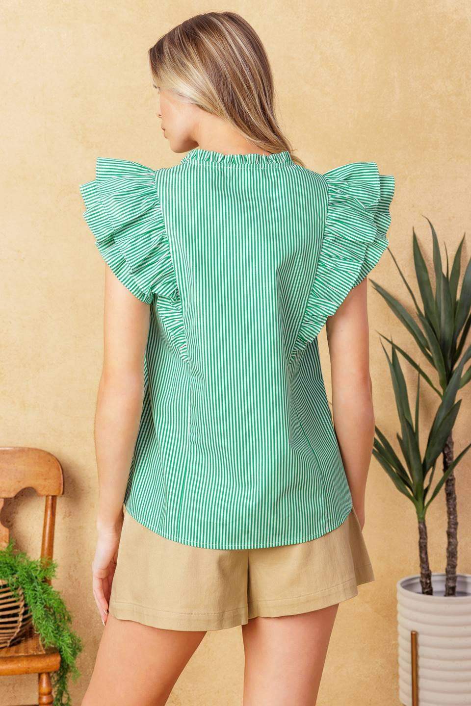 RIVIERA RETREAT WOVEN TOP - Flying Tomato - Flyclothing LLC