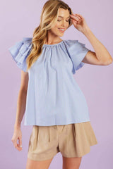 NEED YOU MORE WOVEN TOP - Flying Tomato - Flyclothing LLC