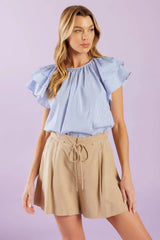 NEED YOU MORE WOVEN TOP - Flying Tomato - Flyclothing LLC