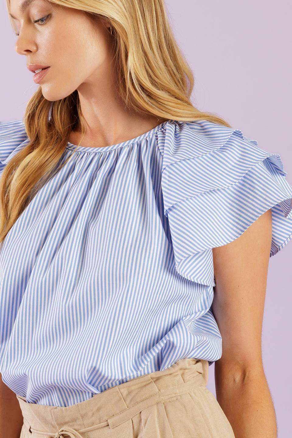 NEED YOU MORE WOVEN TOP - Flying Tomato - Flyclothing LLC