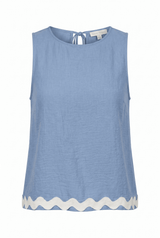 DRIFTING CURRENTS WOVEN TOP - Flying Tomato - Flyclothing LLC