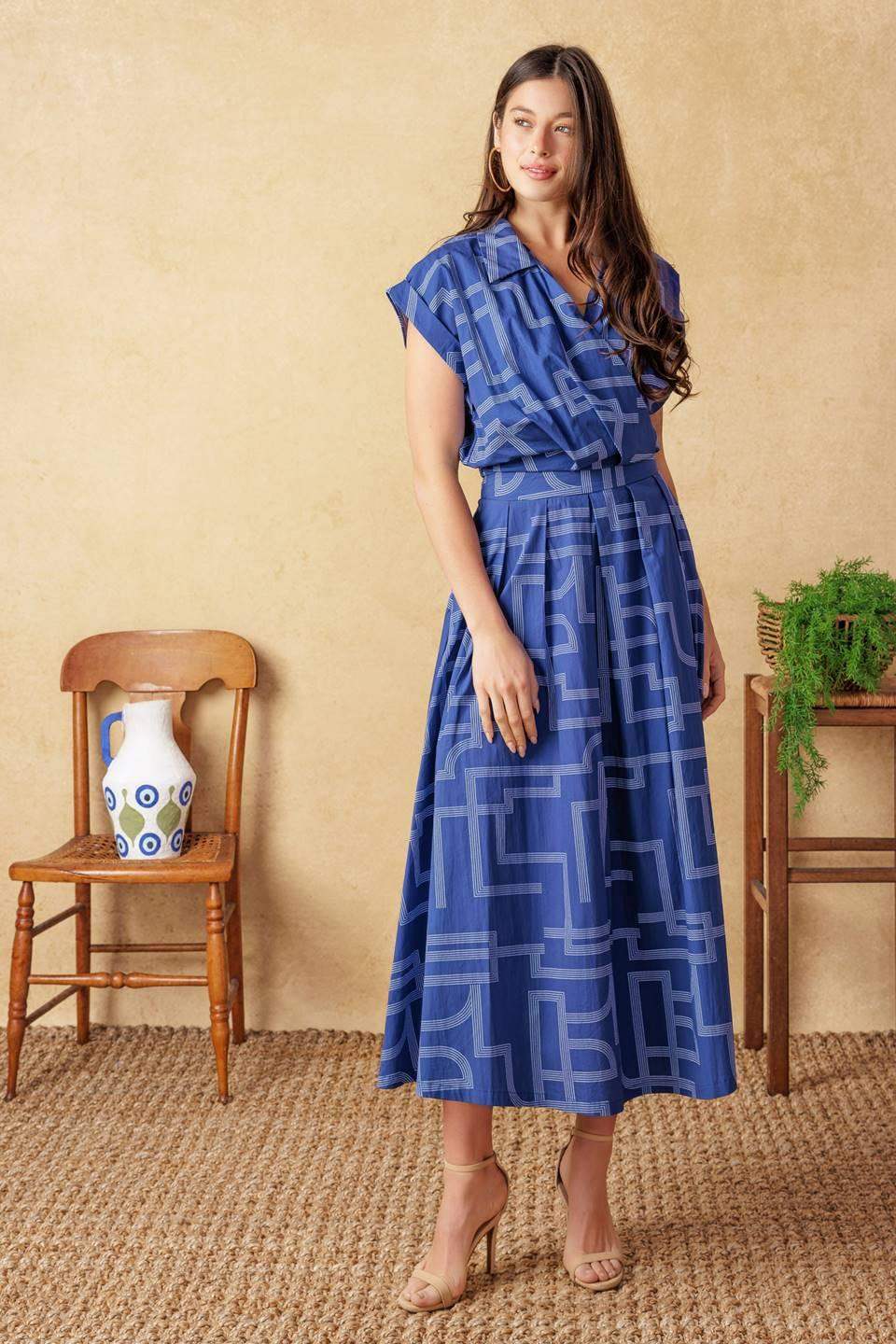 BRIGHT MOMENTS WOVEN TOP - Flying Tomato - Flyclothing LLC