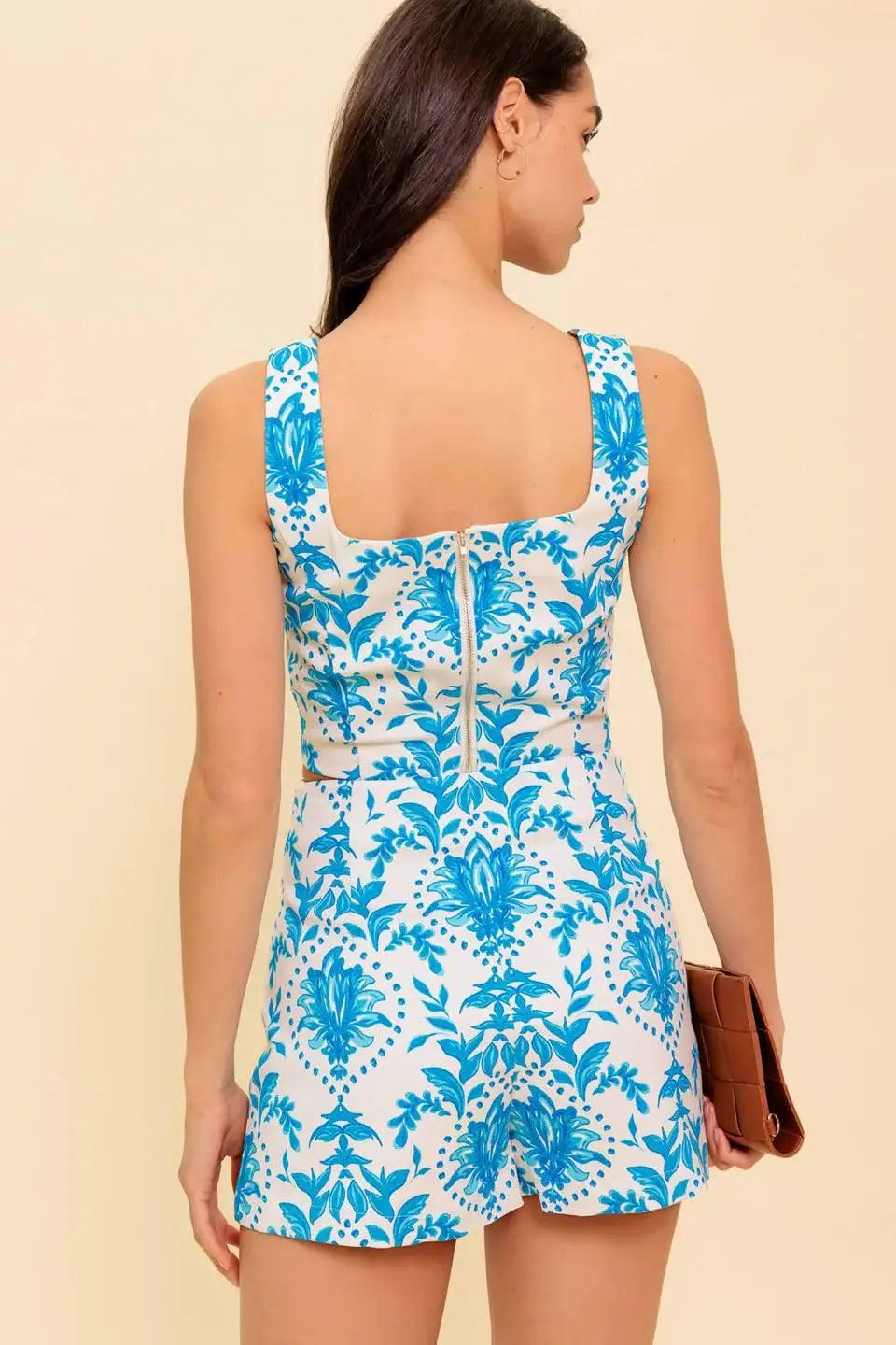 OPEN MINDED BLUE TOP AND SKORT SET - Flying Tomato - Flyclothing LLC