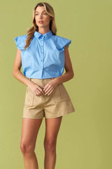CREATING MEMORIES WOVEN CROP TOP - Flying Tomato - Flyclothing LLC