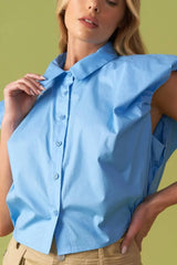 CREATING MEMORIES WOVEN CROP TOP - Flying Tomato - Flyclothing LLC