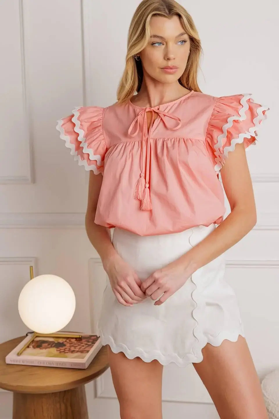 FEEL THE RUSH WOVEN TOP - Flying Tomato - Flyclothing LLC