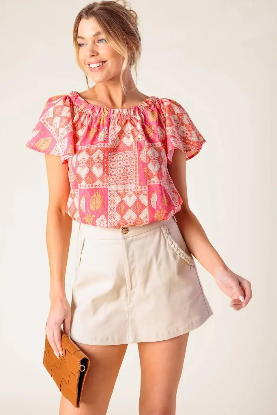 WHERE TO NEXT WOVEN TOP - Flying Tomato - Flyclothing LLC