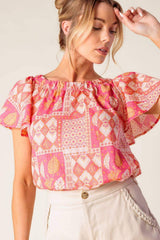 WHERE TO NEXT WOVEN TOP - Flying Tomato - Flyclothing LLC