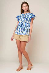 EFFORTLESS SELECTION WOVEN TOP - Flying Tomato - Flyclothing LLC