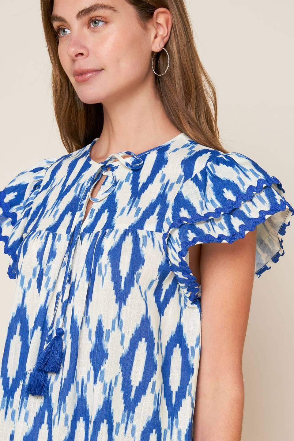 EFFORTLESS SELECTION WOVEN TOP - Flying Tomato - Flyclothing LLC